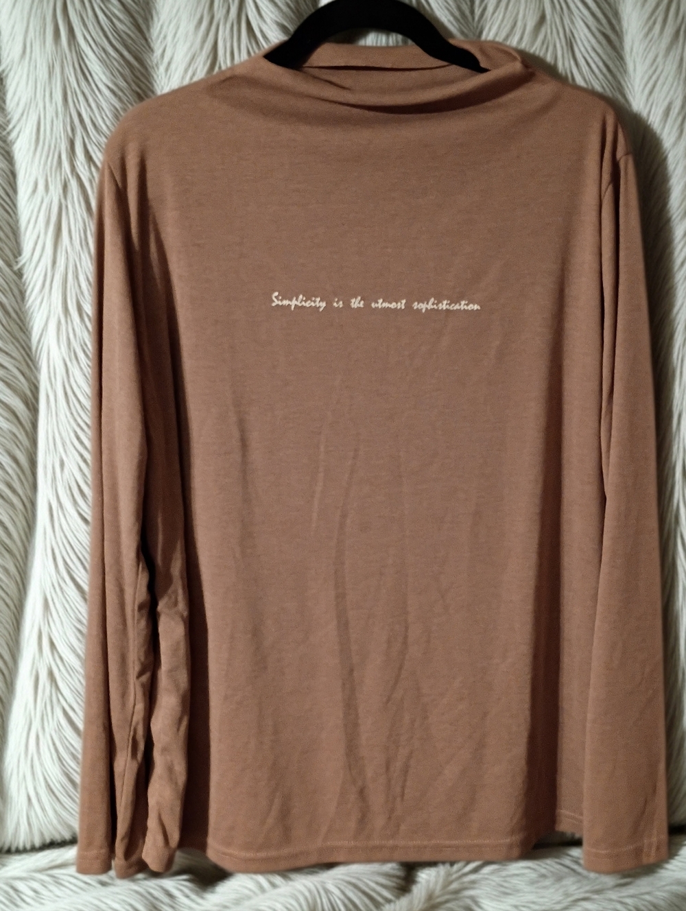 🎉✨ 2 For 10 ✨🎉.    Plus Size 2X Long Sleeve Tee in Dusty Brown BNWT